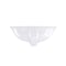 Nantucket Sinks 17 Inch x 14 Inch Glazed Bottom Undermount GB-17x17-W Oval Ceramic Sink In White GB-17x14-W - alternate 7